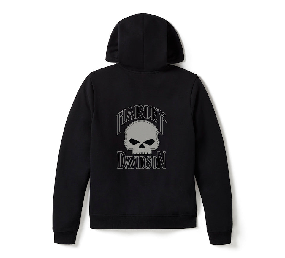 Women's Willie G™ Skull Full Zip Fleece Hoodie