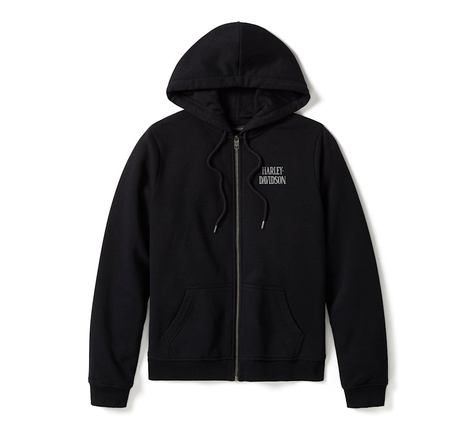 Women's Willie G™ Skull Full Zip Fleece Hoodie