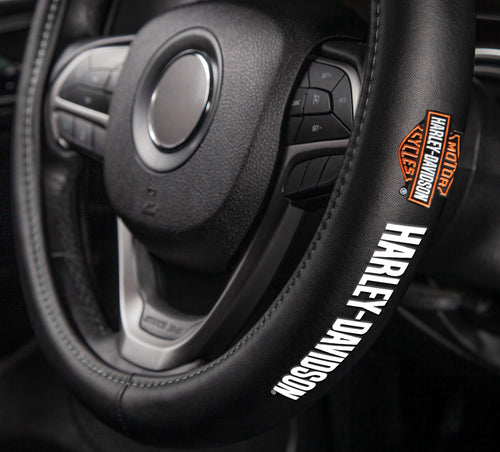 Bar & Shield Steering Wheel Cover and License Frame Kit, set