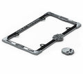 Bar & Shield Steering Wheel Cover and License Frame Kit, set