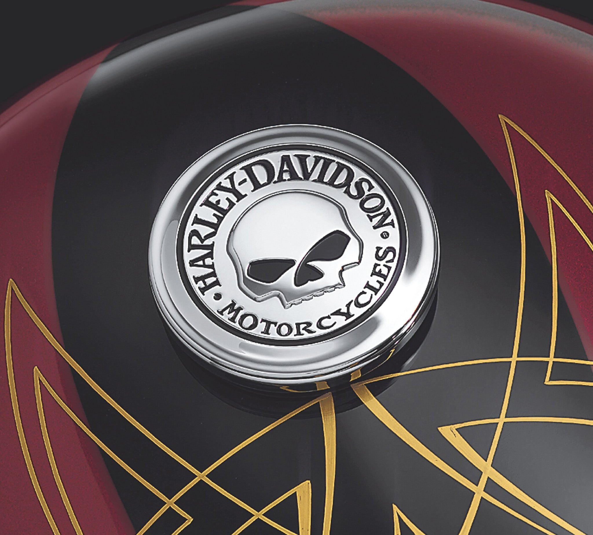 Willie G Skull Fuel Cap Medallion