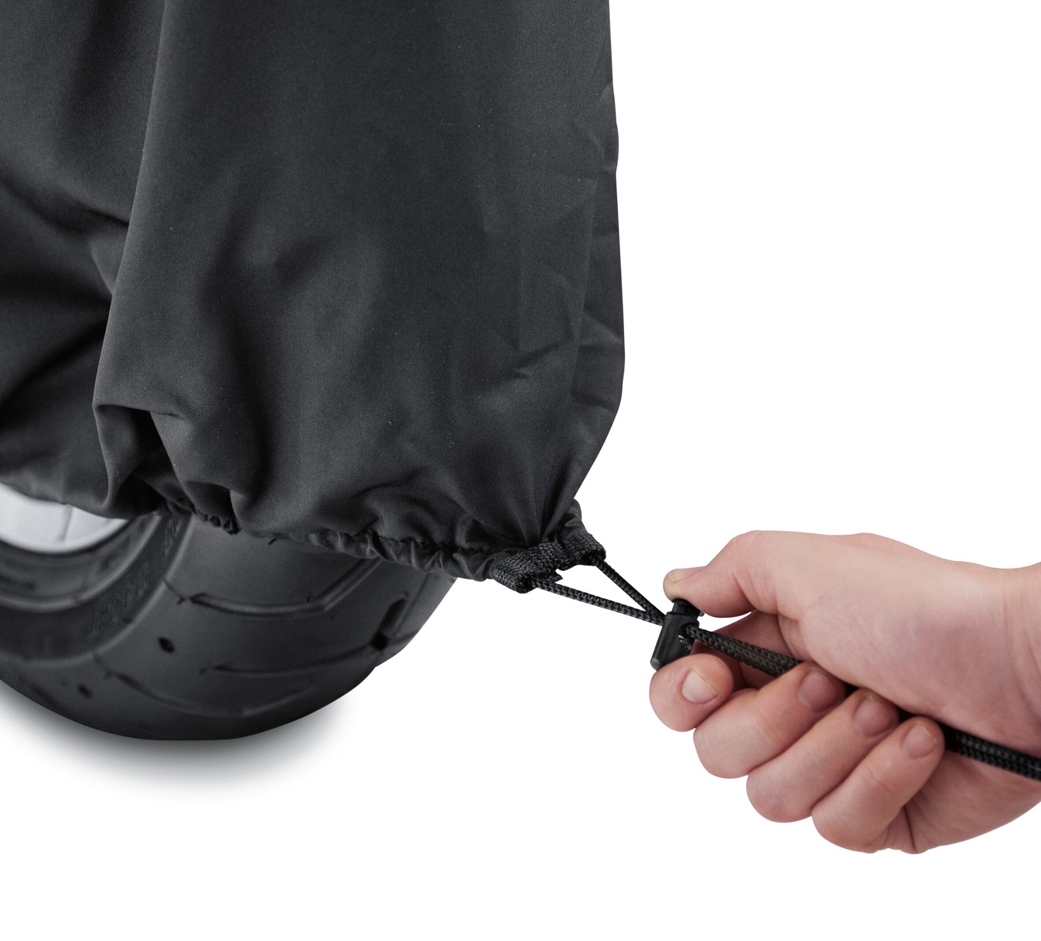 Indoor/Outdoor Black Motorcycle Cover