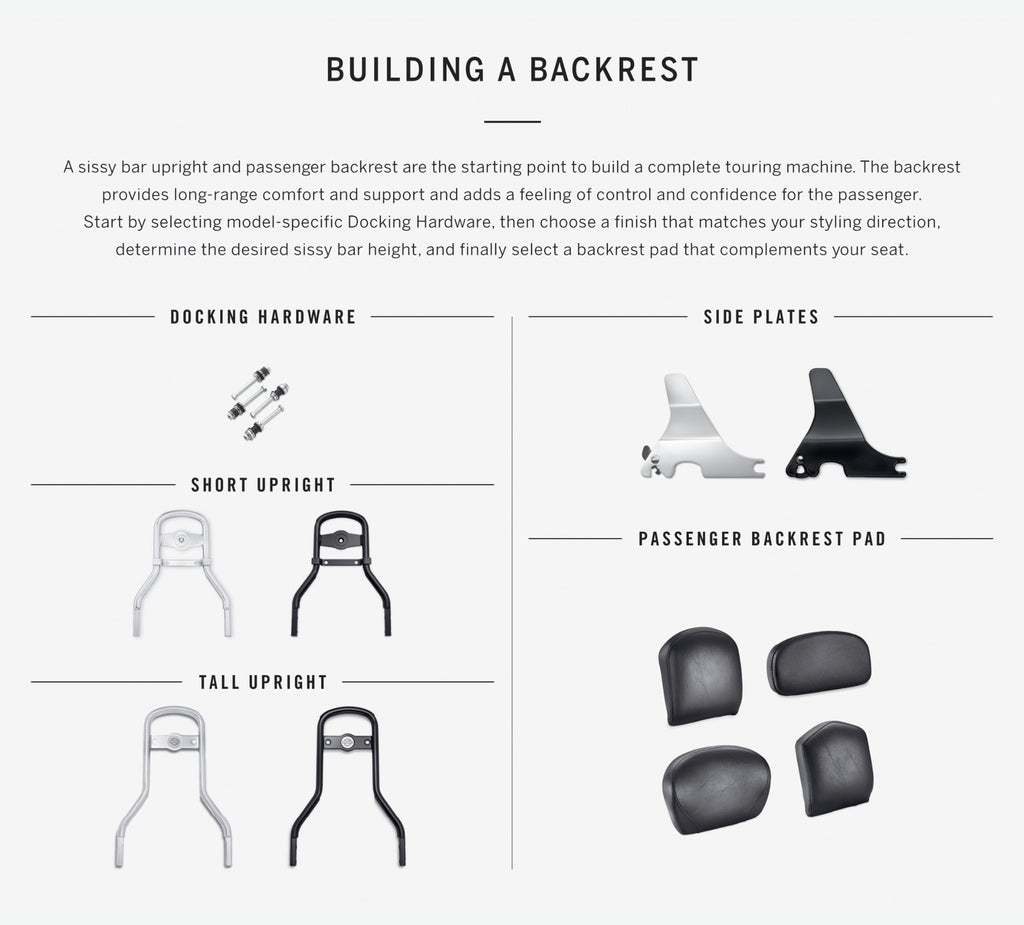 Smooth Bucket Low Passenger Backrest Pad