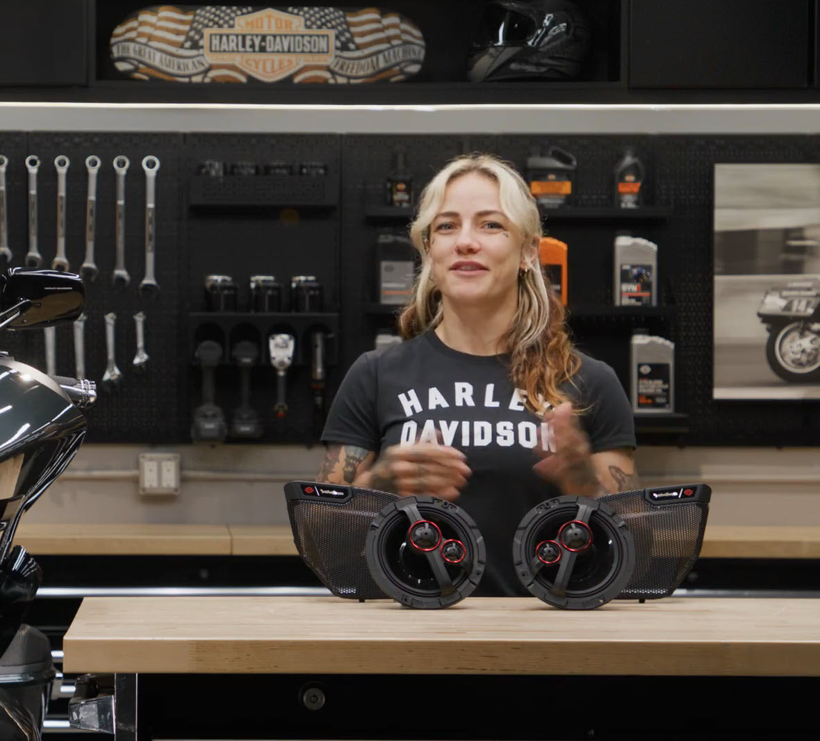 Harley-Davidson Audio powered by Rockford Fosgate - Stage III Saddlebag Speakers