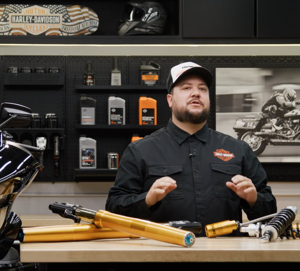 Screamin’ Eagle / Öhlins Inverted Fork Installation Kit – Road Glide